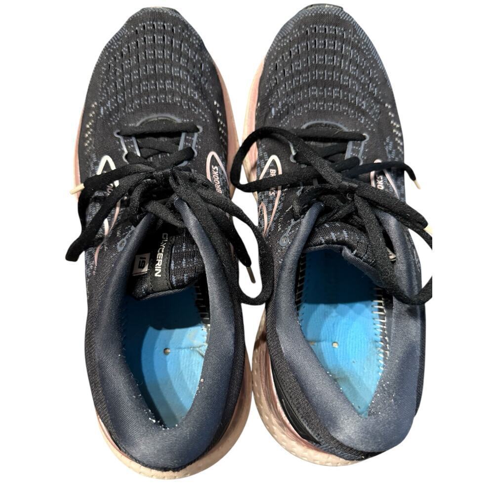 Brooks Glycerin 19 Running Shoes navy Pink Women’s Size 10 - Picture 5 of 7